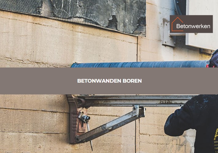 Betonwanden boren