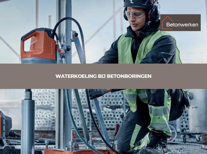 waterkoeling bij betonboringen